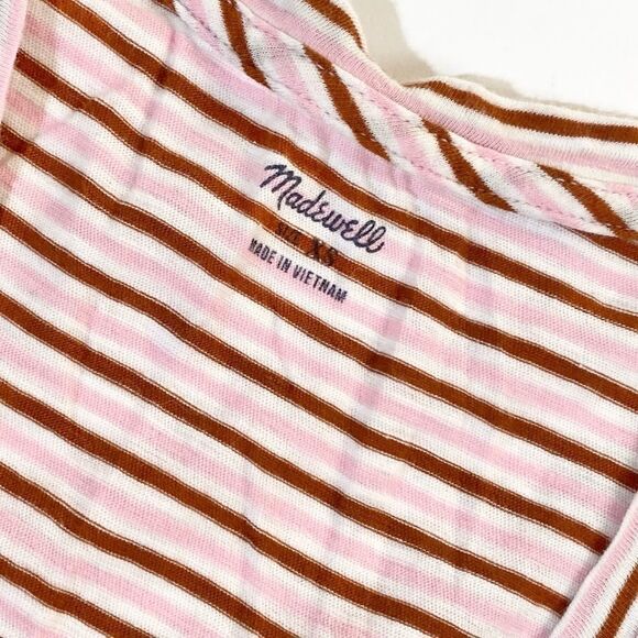 Madewell striped vneck tank XS - Picture 3 of 8